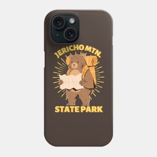 Jericho Mountain State Park Camping Bear Phone Case