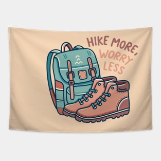 Hike More, Worry Less Tapestry