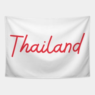 Thailand - Thai red - Flag color Tapestry