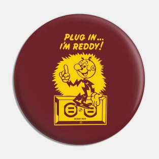 plug in reddy kilowatt gold Pin