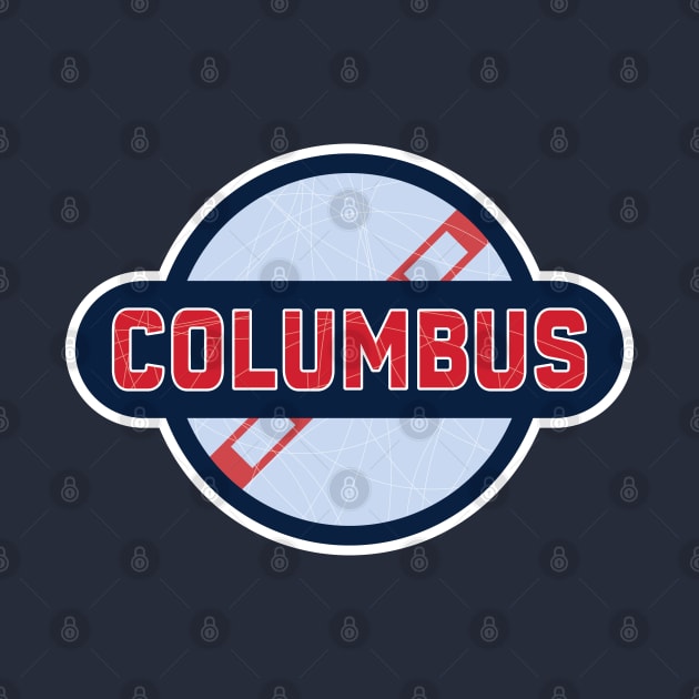 Columbus Blue Jackets Hockey by Fourteen21 Designs