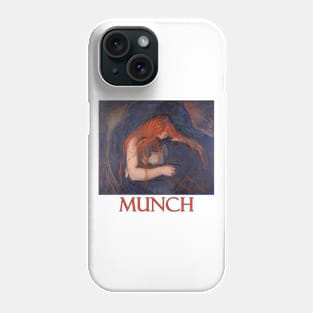 Vampire (1895) by Edvard Munch Phone Case