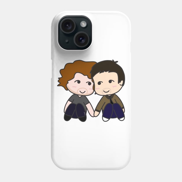 Handholding Chibi Malex Phone Case by djchikart