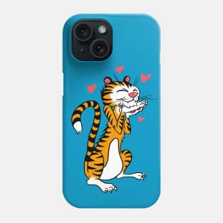 Tiger in Love Phone Case