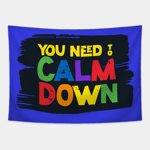 You need to calm down Tapestry by Midnight Pixels