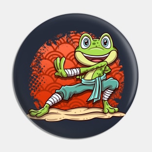 Ninja toad frog Pin