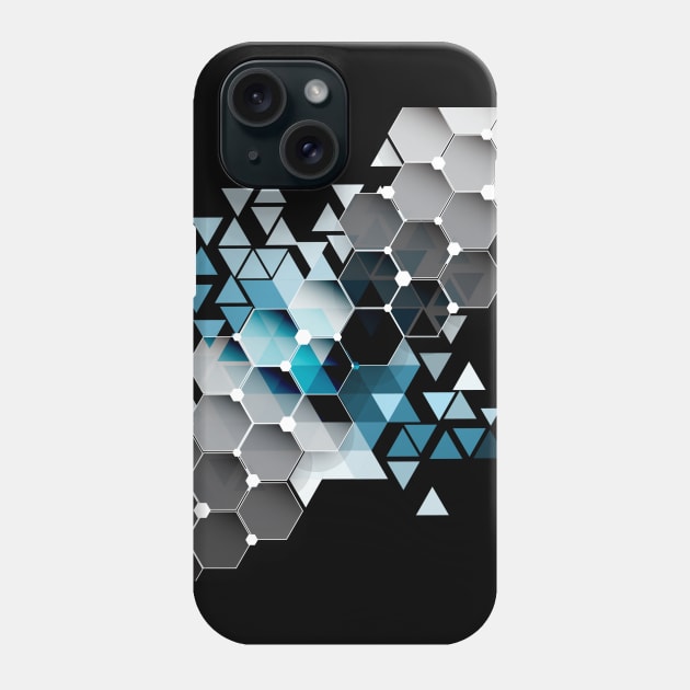 honeycomb abstraction Phone Case by Dorosh.art