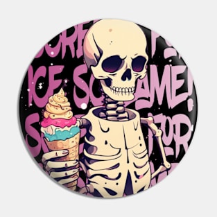 Scream for ice scream Pin