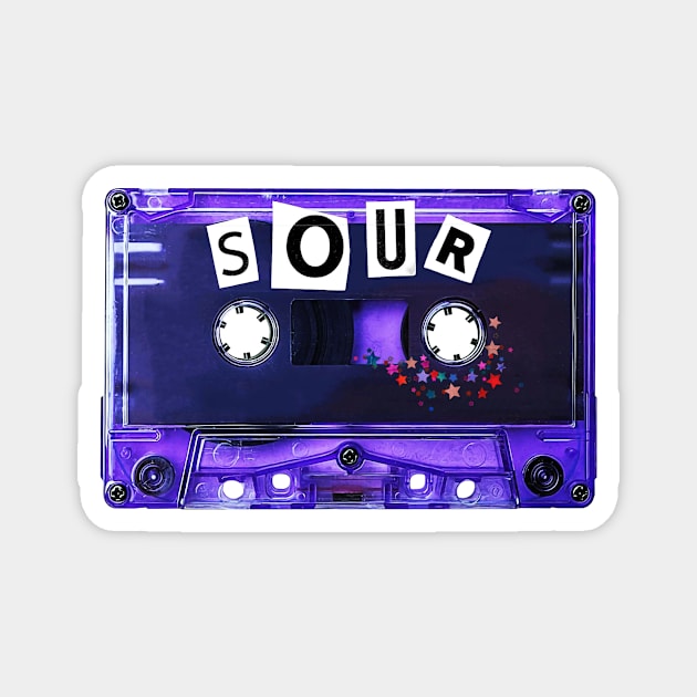 Sour Cassette Tape Magnet by Scum & Villainy