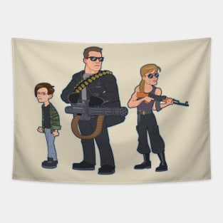 Terminator and Friends Tapestry