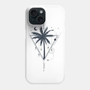 Palms With Lightbulb. Geometric Style Phone Case