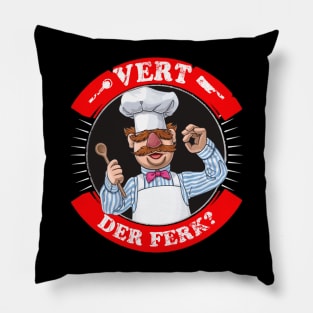 vert der ferk Pillow