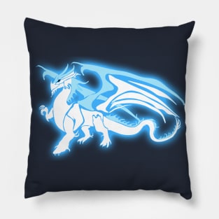 Ice Dragon Pillow