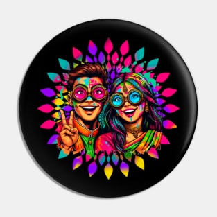 T shirt for Happy Holi festival celebration 02 Pin