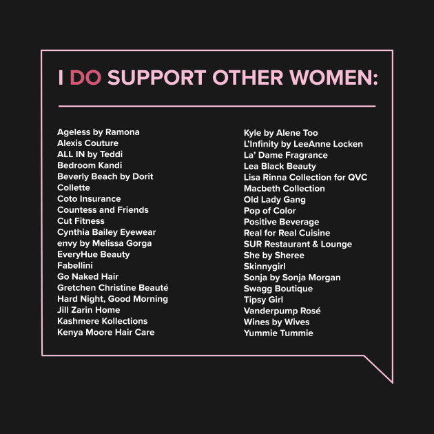 I DO Support Other Women (Text Box Version) by AndysGirls