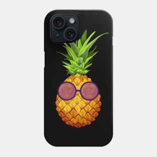 Pineapple Sunglasses Hawaiian Aloha Beach Painting Phone Case