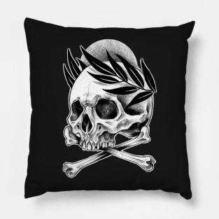 Crowned Skull Pillow