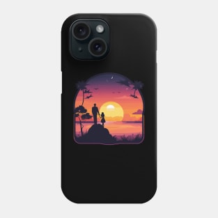 sunset love Phone Case