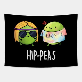 Hip-peas Funny Pea Pun Tapestry