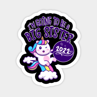 Promoted to Big Sister 2022 Magnet