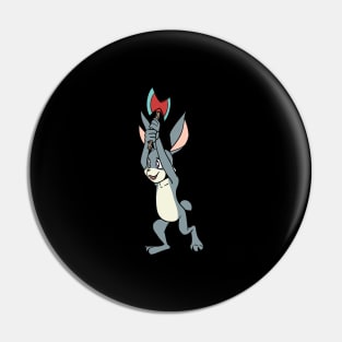 Axe throwing bunny - axe throwing Pin