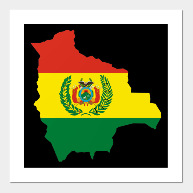Bolivia Flag Bolivia Affiche Et Impression D Art Teepublic Fr