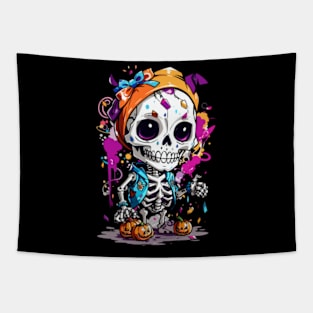 Halloween Skeleton funny Tapestry