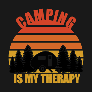 Camping Is My Therapy T-Shirt