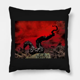 The Dragon Devastated Land Pillow