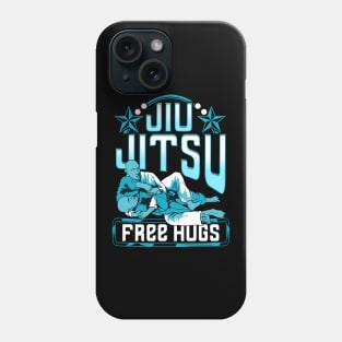 Funny Jiu Jitsu Free Hugs Pun BJJ Martial Arts Phone Case