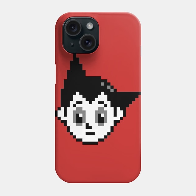 Astro Boy Pixel Phone Case by 8bitbaba