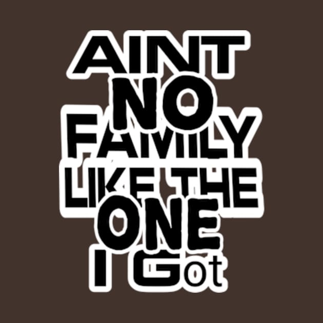 Aint No Family Like the One I Got by TshirtMA