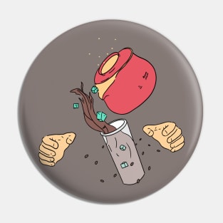 Monsieur Arabica - The Coffee Magician Pin