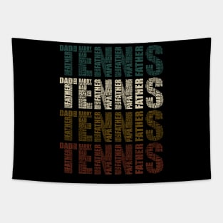 Tennis Dad - Funny Sports Lovers Gift For Papa Tapestry