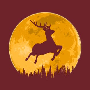 Night Reindeer T-Shirt