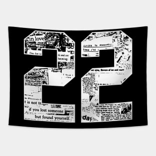 22 numbers Tapestry