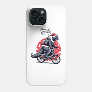 Godzilla Christmas : Oh What Fun It Is To Ride Phone Case