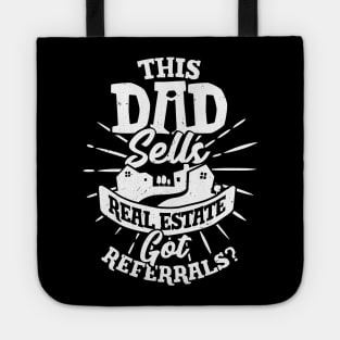 Real Estate Agent Dad Realtor Father Gift Tote