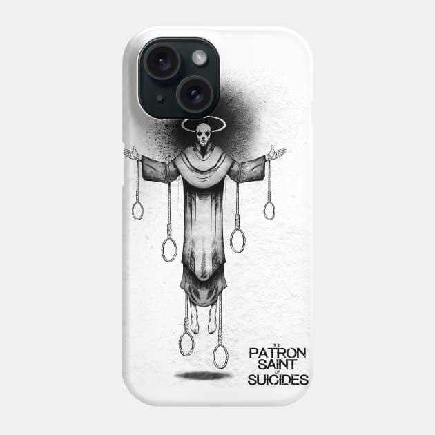 The Patron Saint of Suicides - Original Art by Shawn Coss Phone Case by Patron Saint of Suicides