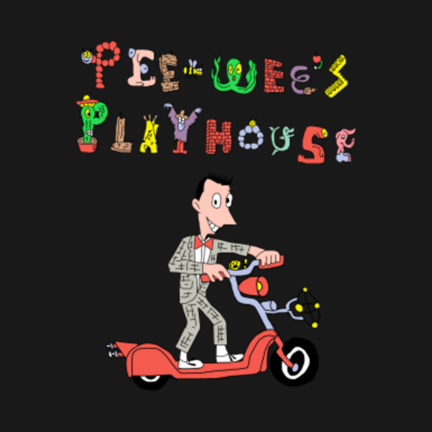 Playhouse Scooter - Pee Wee Herman - T-Shirt