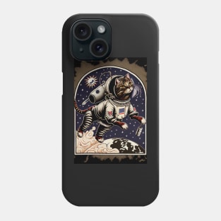 Cosmonaut Cat Phone Case