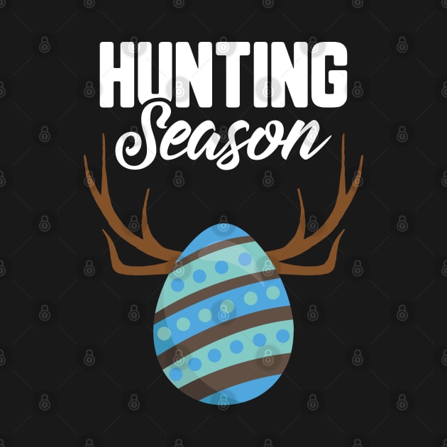 Hunting Season Cute Funny Easter Egg by trendingoriginals