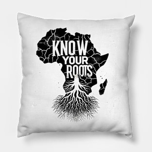 Africa Map, Know Your Roots, African Pillow