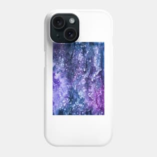 Purple watercolour pattern Phone Case