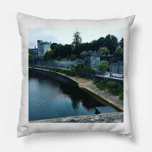 Kilkenny Castle Pillow by Thepurplepig