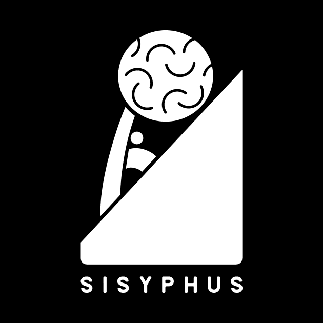 Sisyphus,Minimalist design for ancient Greek mythology fans by croquis design