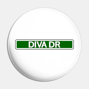 Diva Dr Street Sign Pin