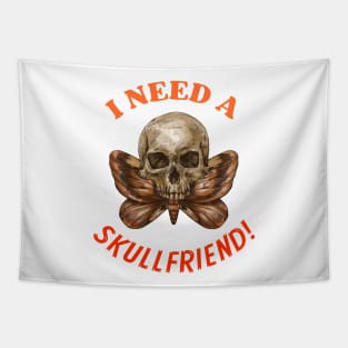 SKULLFRIEND -3- Dead Horror | Happy Halloween | Funny Halloween | Halloween Costume Tapestry