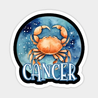 Cancer in Watercolor Magnet