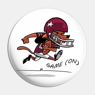 american football, game on, sport, gift Pin